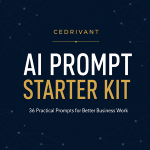 AI Prompt Starter Kit digital workbook cover
