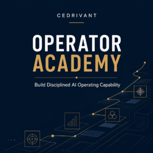 Cedrivant Operator Academy program cover